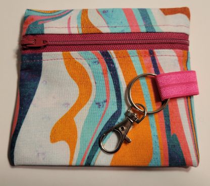 The Roberta Zip Pouch with Keyring - Image 6