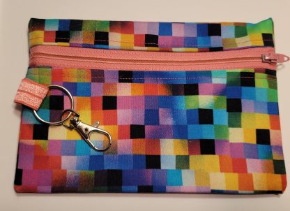 The Lorinda Long Zip Pouch with Keyring - Image 12